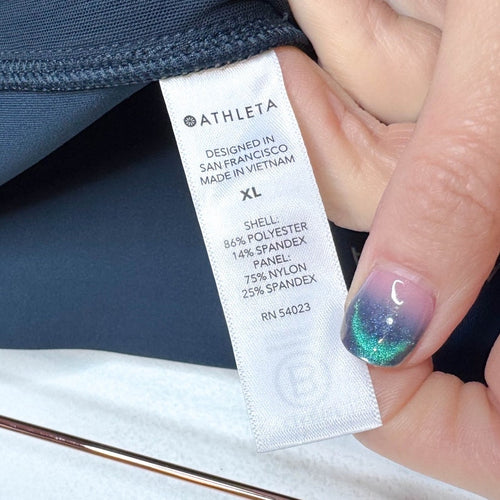 Athleta Run With It Pant in Teal Blue