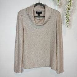 ST. JOHN Champagne Metallic Sweater