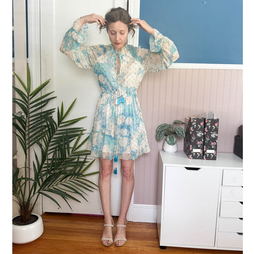 NWT Hemant & Nandita Kaiyo Blush Mini Dress