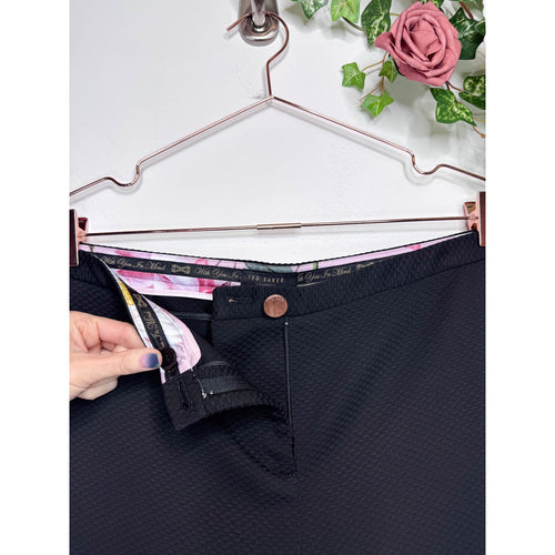 Ted Baker Nadaet Bow Detail Textured Trouser