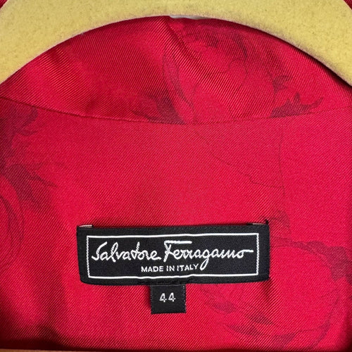 SALVATORE FERRAGAMO Vintage Ombre Floral Blouse