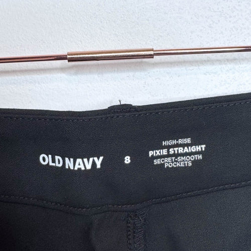 Old Navy High Rise Pixie Straight with Secret-Smooth Pockets