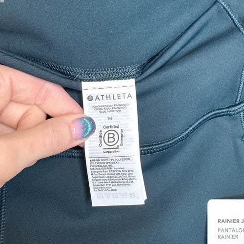 Athleta Rainier Jogger in Deep Emerald Green