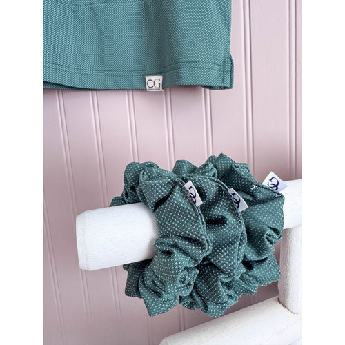 The Hunter Green Dotted Set