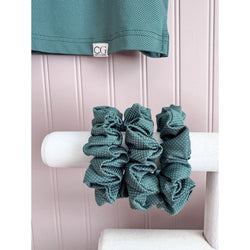 The Hunter Green Dotted Set