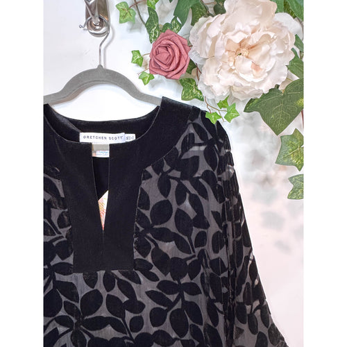 Gretchen Scott Signature Tunic in Luxe Leaf