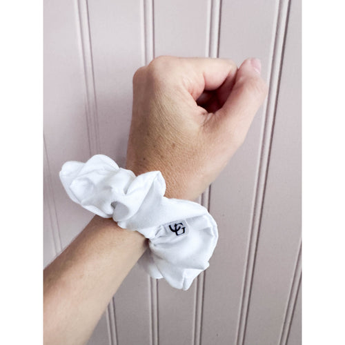 The White Classic Scrunchie