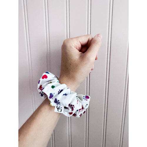The Paw Print Classic Scrunchie