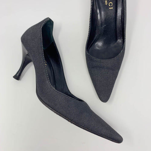 Gucci Decollete Tessuto Stiletto Heel D'Orsay Pumps