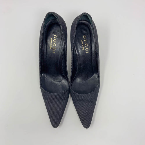 Gucci Decollete Tessuto Stiletto Heel D'Orsay Pumps