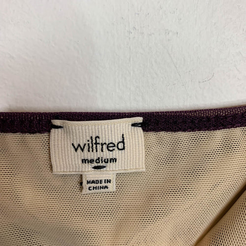 Aritzia Wilfred Bodycon Lace Mini Dress in Purple