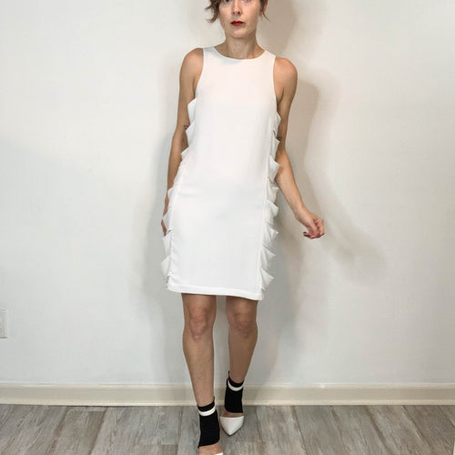 BCBGMaxAzria Eren Shift Dress in White
