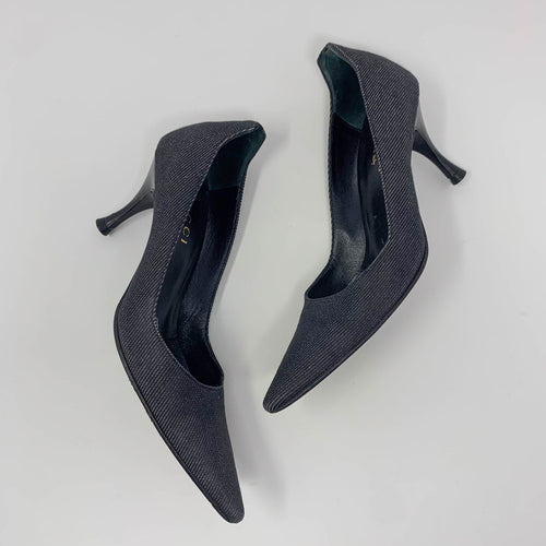 Gucci Decollete Tessuto Stiletto Heel D'Orsay Pumps