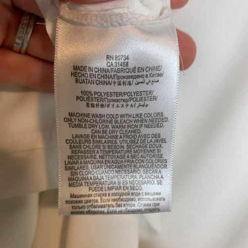 BCBGMaxAzria Eren Shift Dress in White